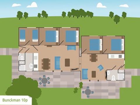 Group accommodation 10 persons - Bunckman Plus