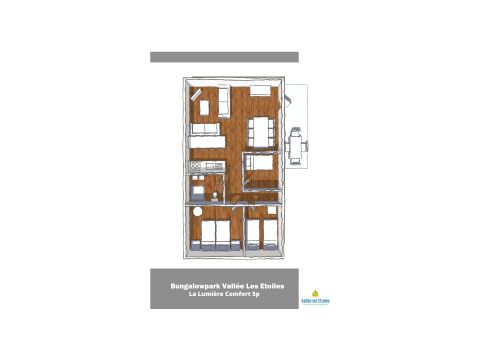 Chalet 5 persons - La Lumière Comfort