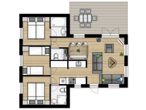 Chalet 6 persons - Stern