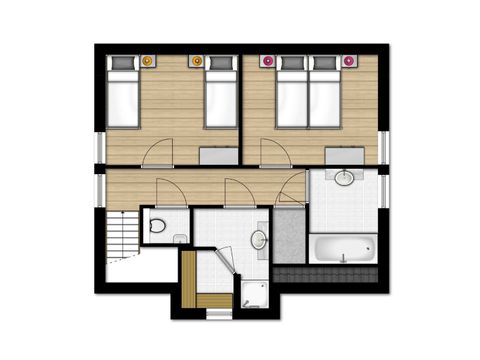 Villa 6 persons - Watervilla 6B Luxury