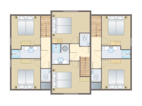 Group accommodation 12 persons - Family villa 12 luxury
