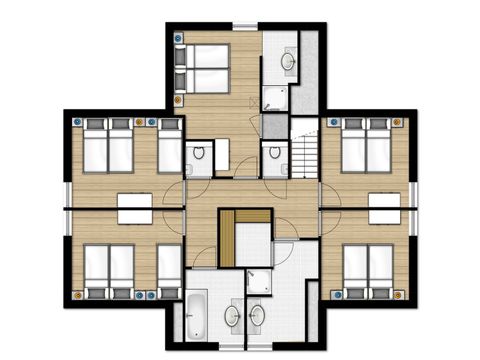 Group accommodation 16 persons - Family villa 16 Luxury