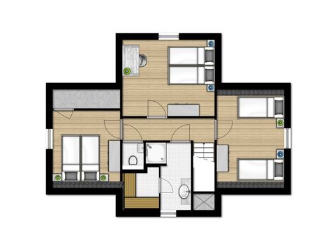 Villa 8 persons - Watervilla 8B