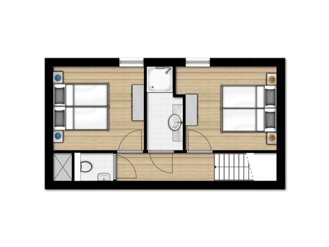 Bungalow 4 persons - 4 Comfort