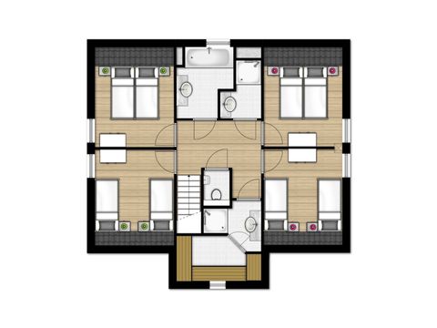 Group accommodation 10 persons - Watervilla 10A