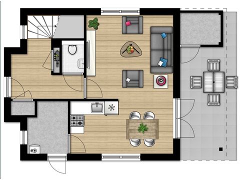 Villa 4 persons - 4B