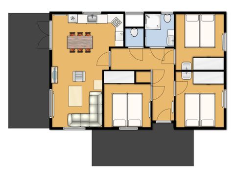 Chalet 6 persons - Stuga