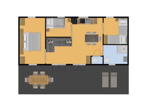 MOBILE HOME 6 people - Mobile home de Steenloper