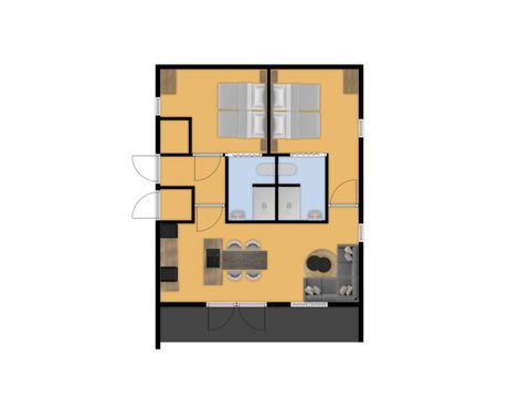 BUNGALOW 4 people - Bungalow het Uilennest