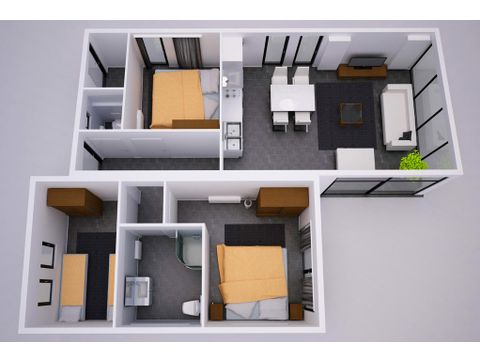 BUNGALOW 6 people - Forest Lodge 75 BUNGALOW 6 people - Forest Lodge 75