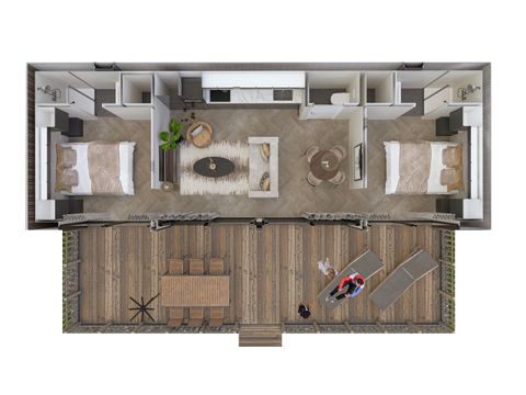 Lodge 4 persons - Panorama