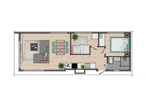 House 4 persons - Biebosch