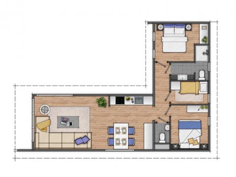 House 5 persons - Ravenbosch Royaal - Hot tub - Fireplace & gazebo