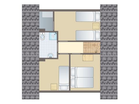 Bungalow 5 persons - 5C
