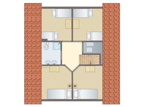Bungalow 8 persons - 8E1