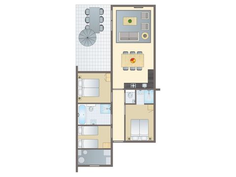 BUNGALOW 6 people - 6C