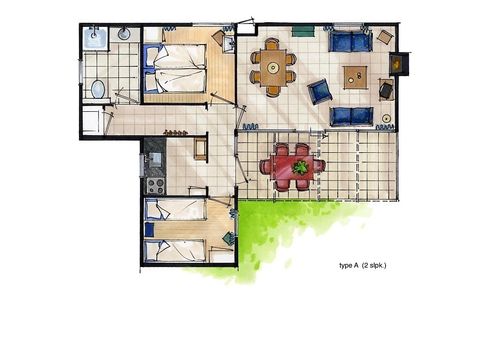Bungalow 4 persons - A