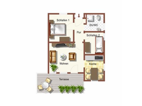 House 4 persons - Scout