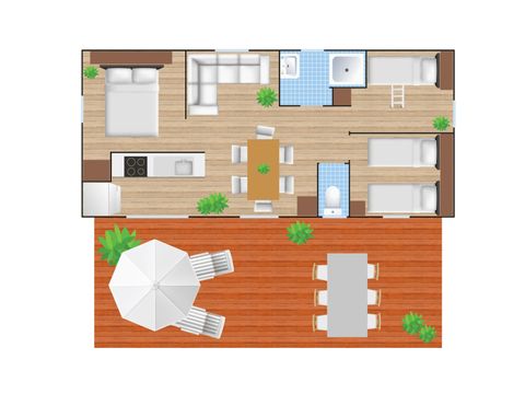 Chalet 6 persons - Cottage Next XL