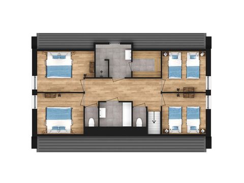 Group accommodation 12 persons - Premium Water