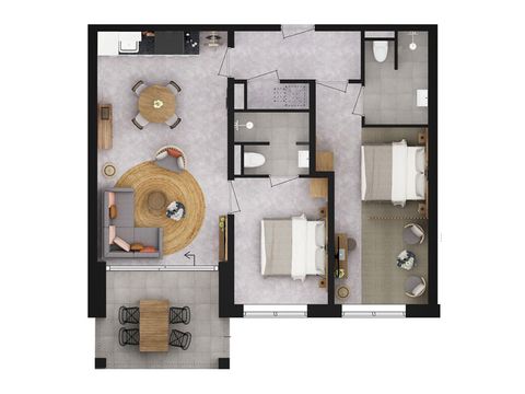 Apartment 4 persons - Panoramic Lake View Apartment