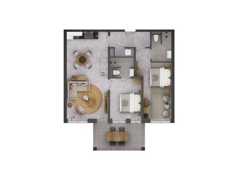 APARTMENT 6 people - Panoramic Lake View Apartment