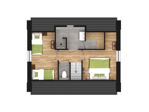 House 4 persons - Premium Water