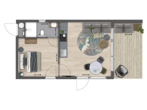 House 2 persons - Amalia