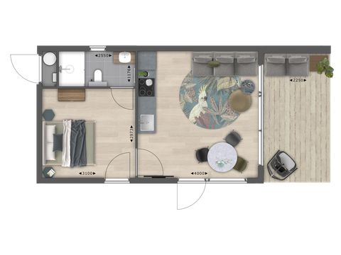 HOUSE 2 people - Amalia with sauna and hot tub