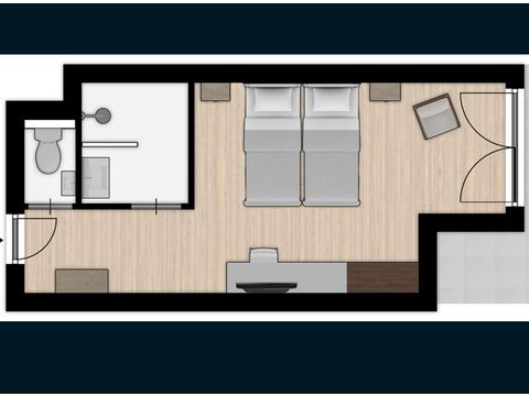 Bedroom 2 persons - Valley 2