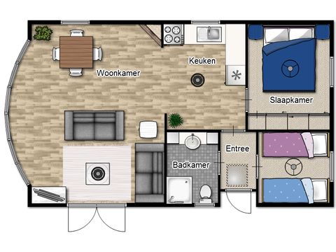 Bungalow 4 persons - Residence Vecht