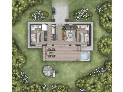 Lodge 4 persons - Panorama