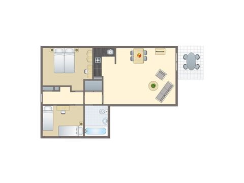 APARTMENT 4 people - 4CG