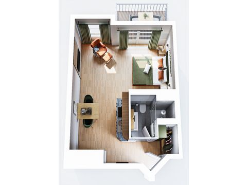 Studio 2 persons - Comfort 2P with a view