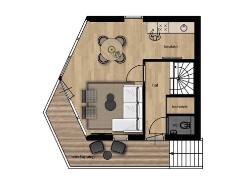 Villa 4 persons - Nature with hot tub