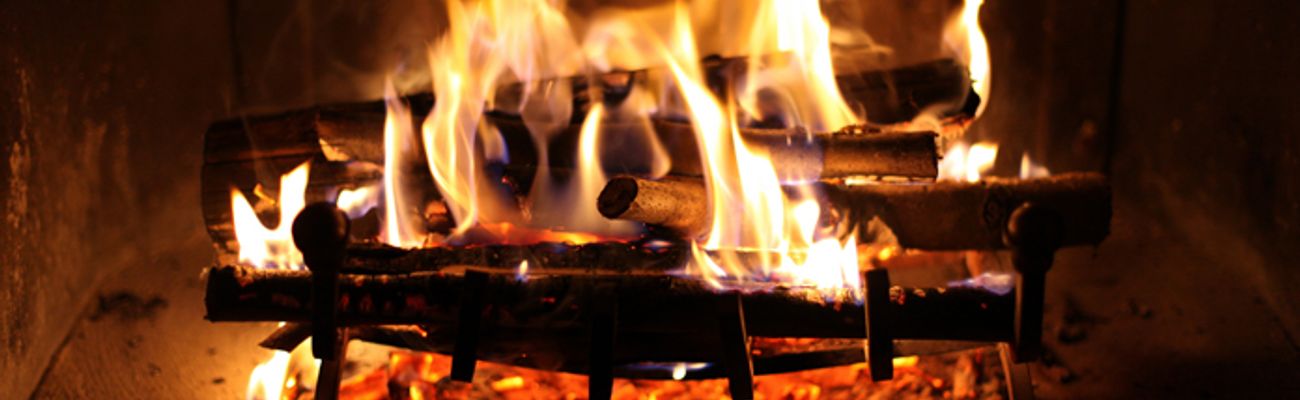 Holiday cottages with an open fire
